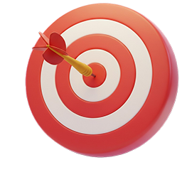 Icon for Goal Alignment (dark mode)